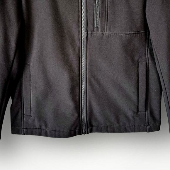 Calvin Klein Water Resistant Zip Up Windbreaker Jacket Lined Stretch Men S Black - Picture 5 of 15